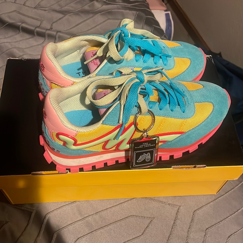 Marc Jacob colorful sneakers.